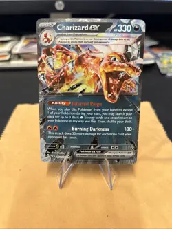 Pokemon TCG Charizard EX Double Rare Holo Card 054/091 - Image 1