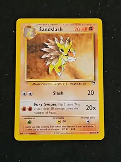 SANDSLASH 62/110 - Non-Holo UNCOMMON - Legendary Collection - POKEMON CARD LP/P - Image 1