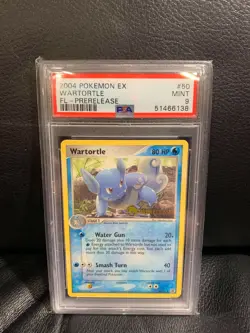 PSA 9 Non-Holo PreRelease Wartortle Pokemon Promo Card Ex FireRed & LeafGreen 50 - Image 1