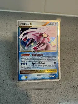 Pokemon TCG Palkia LV.X Promo Card 2008 DP18 RARE HOLO - Image 1