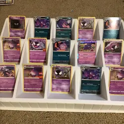 (15) Gengar Gastly Haunter CARDS LOT VTG HOLO STAMP Reverse Rare Halloween - Image 1