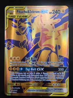 Pikachu & Zekrom GX SM248 Jumbo Card Holo - Image 1
