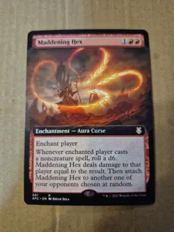 Maddening Hex (Extended Art) Commander: Adventures in the Forgotten Realms... - Image 1