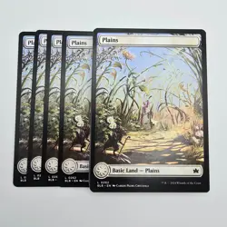 MTG TCG Magic the Gathering - x30 Bloomburrow Plains #0262 - Full Art (30 Land) - Image 1