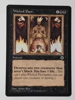 Wicked Pact - Portal - MTG - Magic The Gathering - LP - Image 1