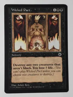 Wicked Pact - Portal - MTG - Magic The Gathering - LP - Image 3