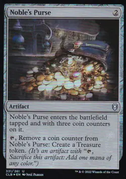 MTG Commander Legends D&D - Noble's Purse - CLB 331 - FOIL - Image 2