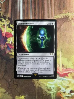 1x Biotransference - Universes Beyond: Warhammer 40,000 MTG NM - Image 1