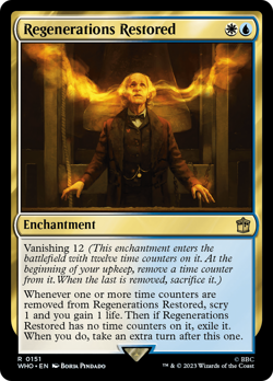 Regenerations Restored #151 | Near Mint | Doctor Who Magic MTG - Image 1