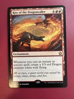 *** Rite of the Dragoncaller *** Foundations NM MTG English - Image 1