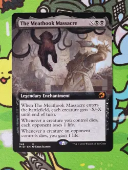 The Meathook Massacre (Extended Art) Innistrad: Midnight Hunt Magic MTG MID - Image 1