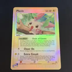 Plusle 8/97 EX Sandstorm Holo Rare Pokemon Card - Image 1