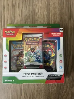 Pokemon First Partner Illustration Collection Box Series 1 Sealed New - Image 1