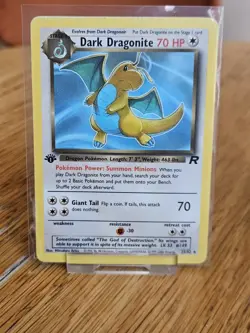 Pokemon Dark Dragonite 1st Edition Team Rocket 22/82 Team Rocket - Image 1
