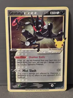 Pokemon Greninja Gold Star SWSH144 Promo Holo 130 HP - Image 1