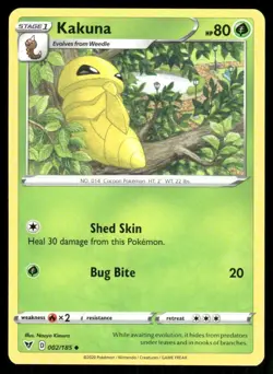 Pokemon TCG Pokemon Kakuna Kakuna Uncommon Regular - Image 1