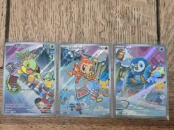 Pokemon TCG First Partners Sinnoh Turtwig MEP 040 Piplup 042 Chimchar 041 NM - Image 1