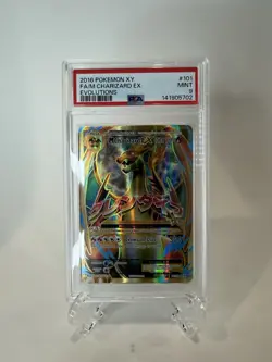 Pokemon M Charizard EX Full Art Holo 101/108 Evolutions PSA 9 Ultra Rare - Image 1