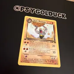 Pokemon TCG Dark Machoke Team Rocket 40/82 1st Edition Uncommon A36 - Image 2