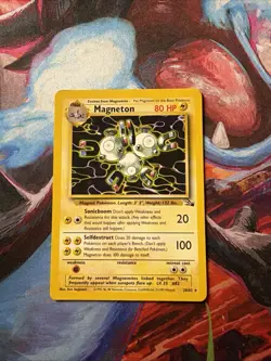 Pokemon TCG Magneton 28/110 Non-Holo Rare Legendary Collection LP - Image 1