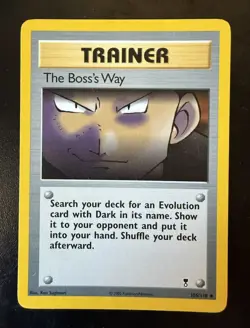 The Boss's Way 105/110 Legendary Collection Uncommon Regular Pokemon TCG - Image 1