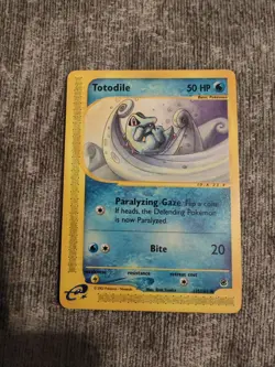 Rare Pokemon TCG Totodile Expedition Base Set 135/165 Regular Common WOTC NM/LP - Image 1