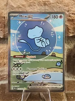 Pokemon TCG Paldean Fates Bubble Mew EX 232/091 Special Illustration Rare SIR NM - Image 1