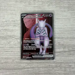 Pokemon TCG Team Rockets Mewtwo EX 213/182 Ultra Rare Destined Rivals MINT - Image 1