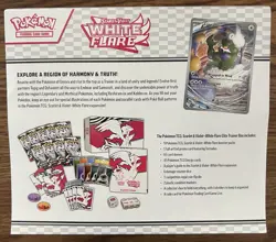 Pokemon TCG White Flare ETB Elite Trainer Box NEW SEALED - Image 3