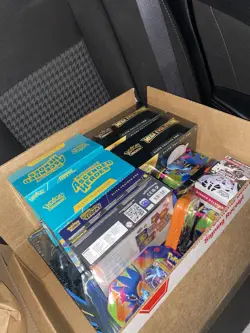 Pokemon (2 ETB MYSTERY BUNDLE + PACKS) !!! 2 LEFT!!!! READ DESCRIPTION!! - Image 1