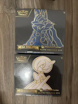 Pokemon Center Exclusive Mega Evolution ETB's Mega Gardevoir & Lucario! - Image 1