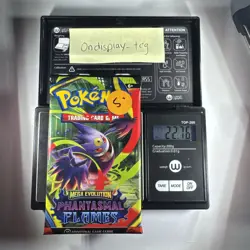 22.76g Mega Evolution Phantasmal Flames Pokemon Booster Pack - Sealed - Image 1