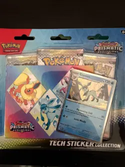 Pokemon TCG Prismatic Evolutions Tech Sticker Collection Set Lot Of 3 Sealed New - Image 5