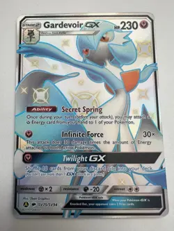 2019 Pokemon TCG Gardevoir GX SV75/SV94 Hidden Fates Shiny Vault Full Art NM - Image 1