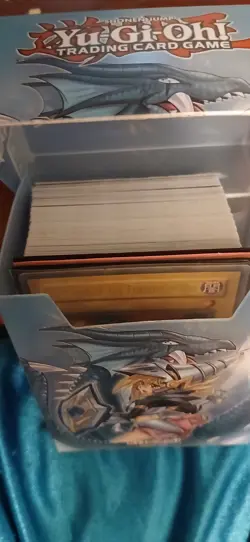 Yugioh Deck Box With Cards Lot Shown Included Konami Used - Image 1