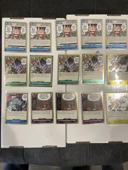 One Piece CCG English 86 Card Lot - Dons and Gold Events Foil NM/M - Image 4