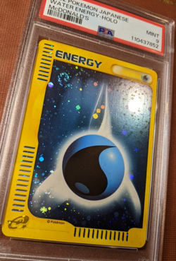 Pokemon Water Energy PSA 9 Holo McDonalds Japanese 2002 Card - Image 2