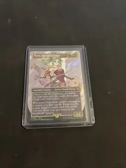 Terra, Herald of Hope (Borderless) (Surge Foil) Commander: Final Fantasy Foil - Image 1