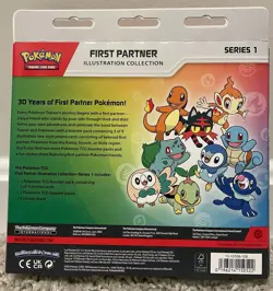 Pokemon First Partner Illustration Collection Series 30th Anniversary BRAND NEW - Image 2