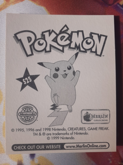 Merlin Topps Pokemon Sticker Gold Mew Prism Holo #S25 LP - Image 2