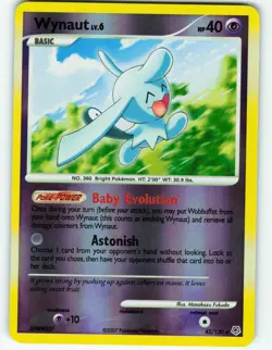 Wynaut - Reverse Holo - 42/130 Diamond & Pearl - Pokemon TCG - 2007 - Image 1