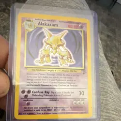 Pokemon Alakazam 11/130 Base Set 2 Holo Rare Psychic 2000 English - GRADING POT - Image 1
