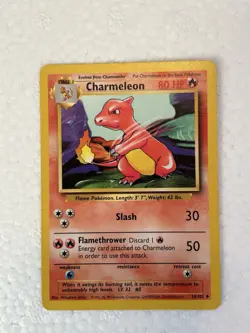 Charmeleon Pokemon card 1999 base set 24/102 Mint Condition - Image 2