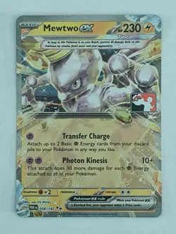 Pokemon TCG - Mewtwo ex Prize Pack Series 5 Play! Stamped Promo 058/182 PAR NM - Image 1