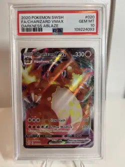 Charizard VMAX PSA 10 Darkness Ablaze 020/189 Pokemon TCG Gem Mint - Image 1