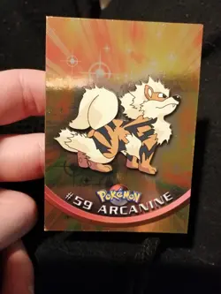 Carta Pokemon Topps Arcanine #59 Silver Holo Foil Ita Excellent - Image 1