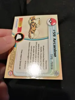 Carta Pokemon Topps Arcanine #59 Silver Holo Foil Ita Excellent - Image 4