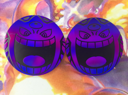POKEMON MEGA GENGAR PURPLE HOLO JUMBO COIN PHANTASMAL FLAMES LP-NM (x1) - Image 2