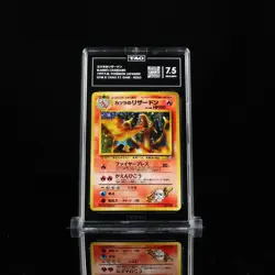 1999 Pokemon Japanese Gym 2 # 6 Blaine's Charizard Holo TAG 7.5 NM Gym Challenge - Image 1