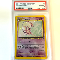2001 Pokemon "Espeon" Holo P.M. Neo Discovery #1 NM-MT PSA 8 - Image 2